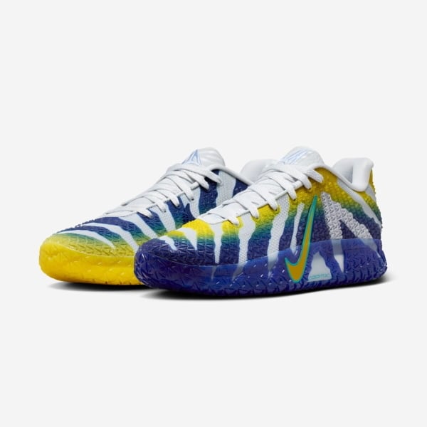 NIKE JA 3 Pure Platinum ナイキ ジャ モラント 3 イエロー ブルー
