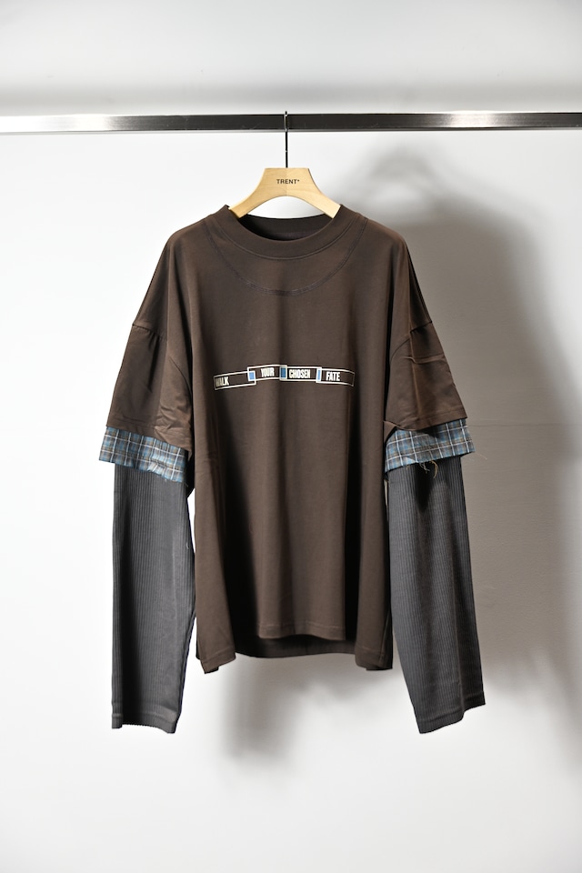 【25AW】NAMESAKE(ネームセイク) / CHUCK 3LAYERED TEE / カットソー