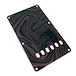 VARIOUS MARBLEIZED PICK GUARD SERIES - ST-type  Only One Design -　ギター用マーブルバックプレート　stba1-2