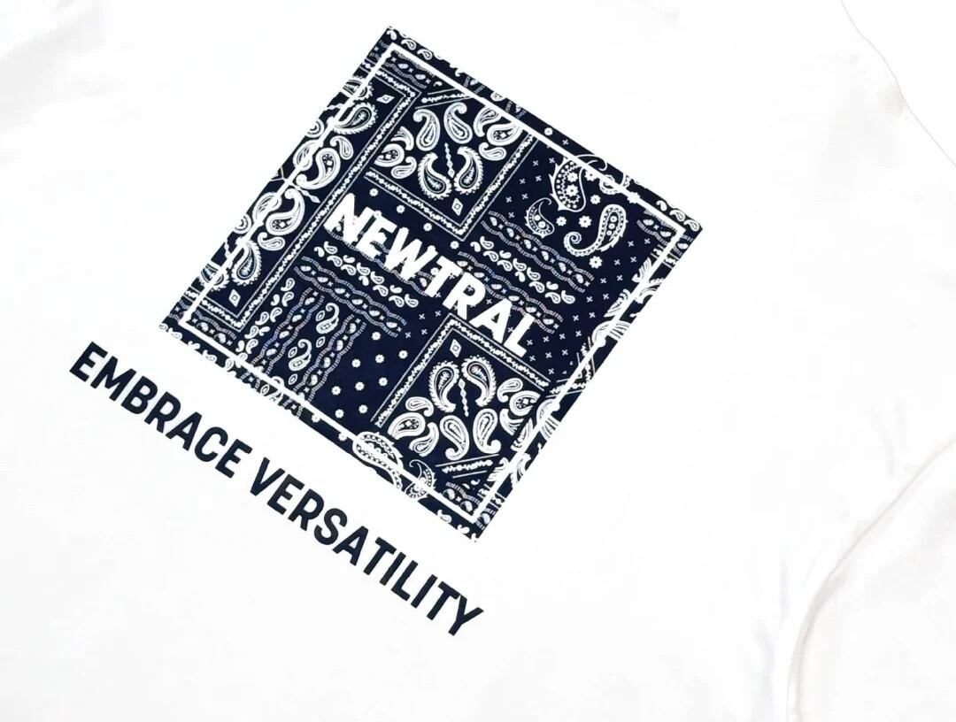 NEWTRAL Paisley Logo Tee ペイズリーロゴTシャツ