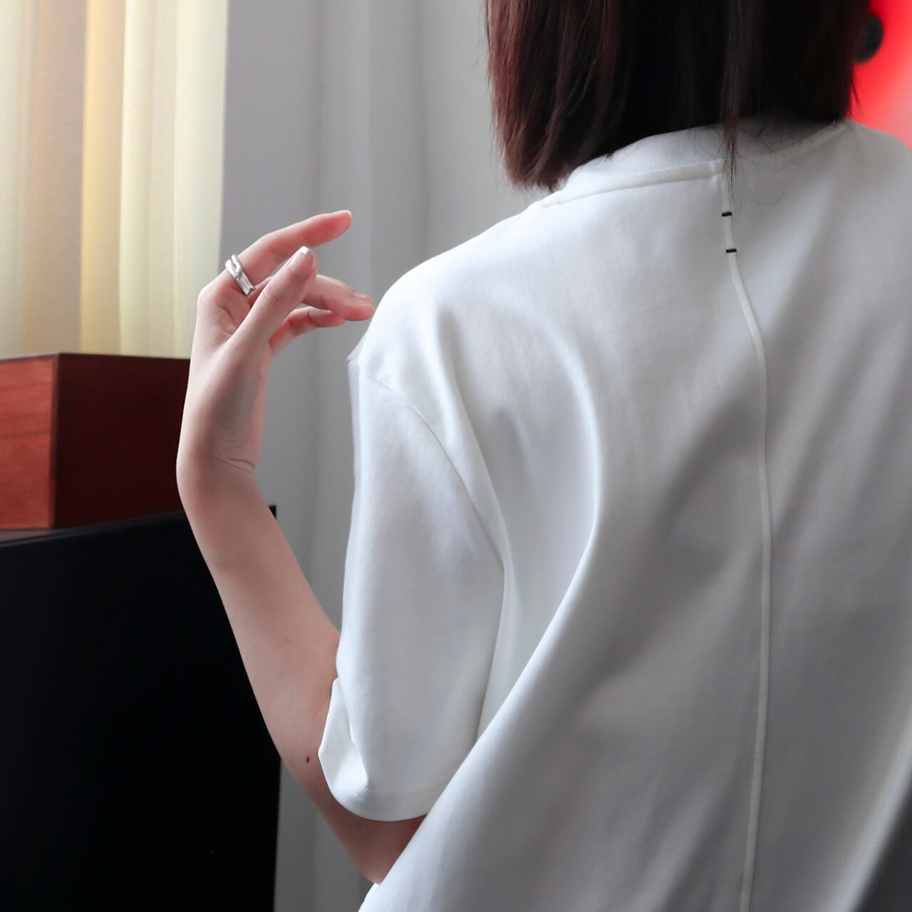 バックセンターシームTシャツ A01463