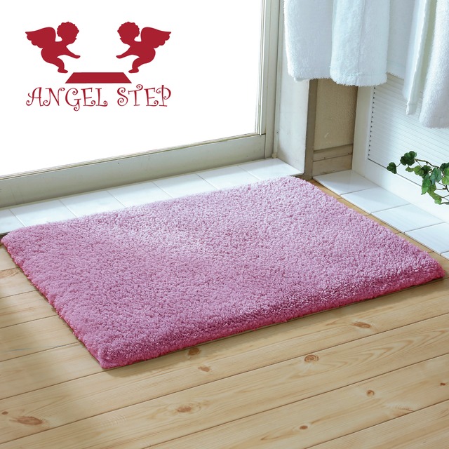 エンジェルステップ バスマット　ローズピンク 60cm×90cm