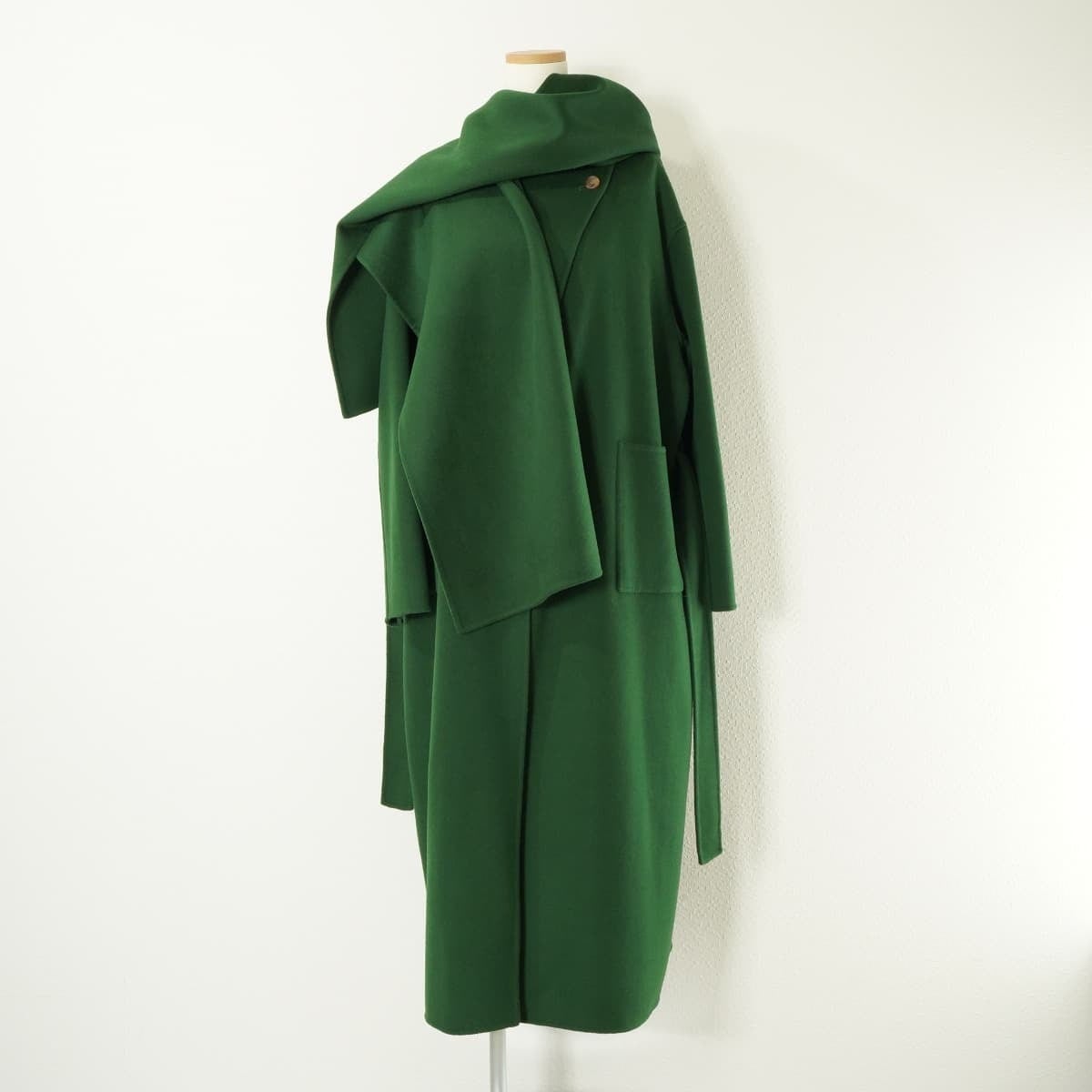 Ameri STAND COLLAR SCARF COAT スカーフ コート