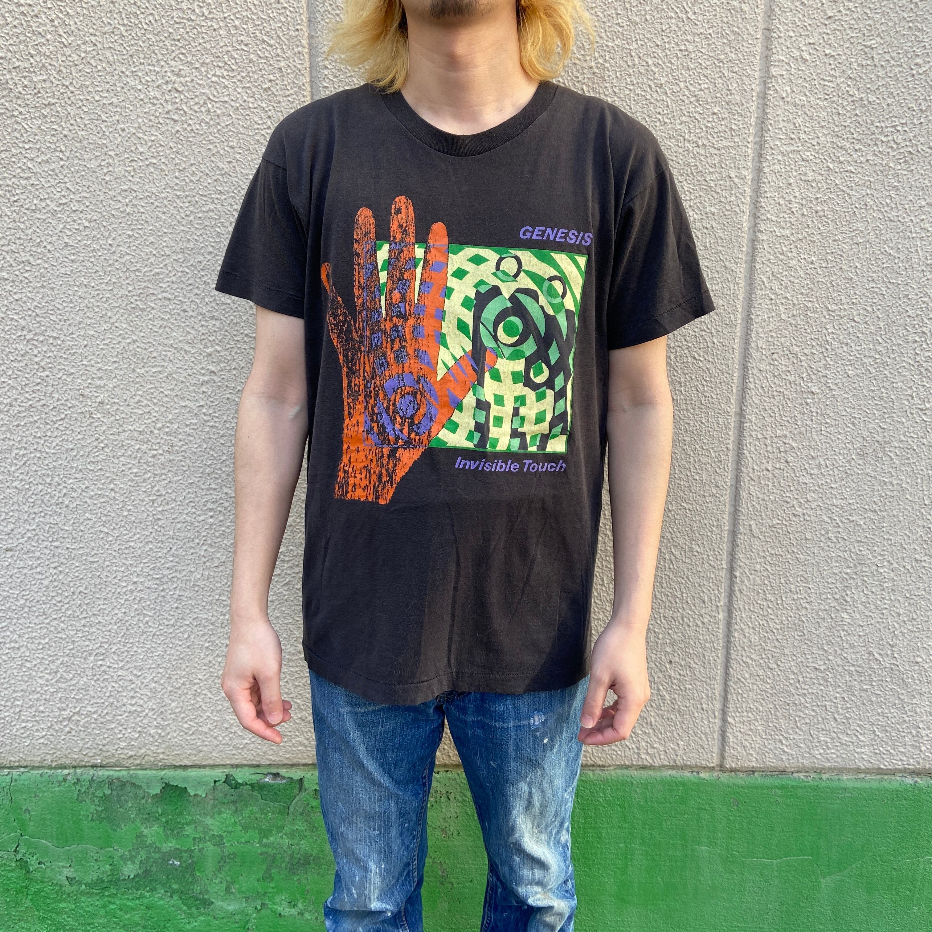 80s USA製 GENESIS ジェネシス バンドTシャツ ツアーT 黒 XL | 古着屋 Uan