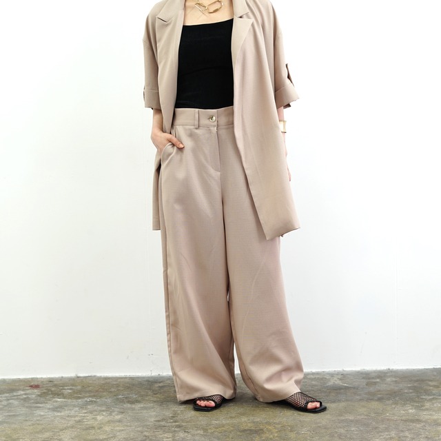 ノータックパンツ (set up可)　