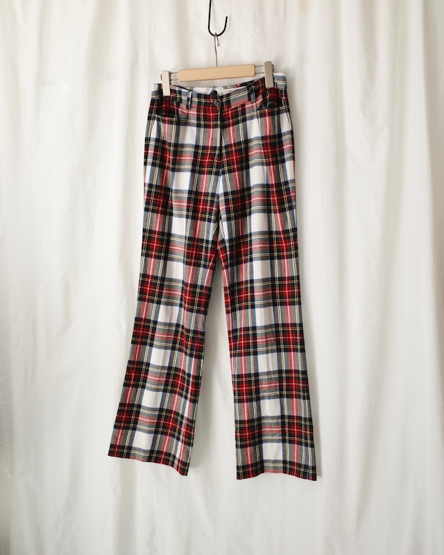 Tartan Check Trousers