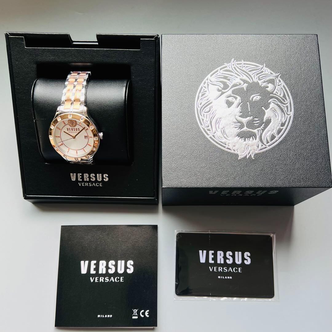 【新品】ヴェルサス/ヴェルサーチ 腕時計 ゴールド レディース 高級ブランド