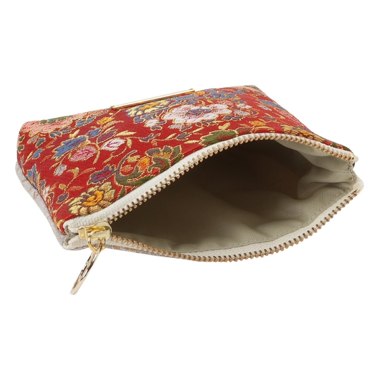 西陣織ポーチS FLORAL / NPS17 | Tomorrow Fabric