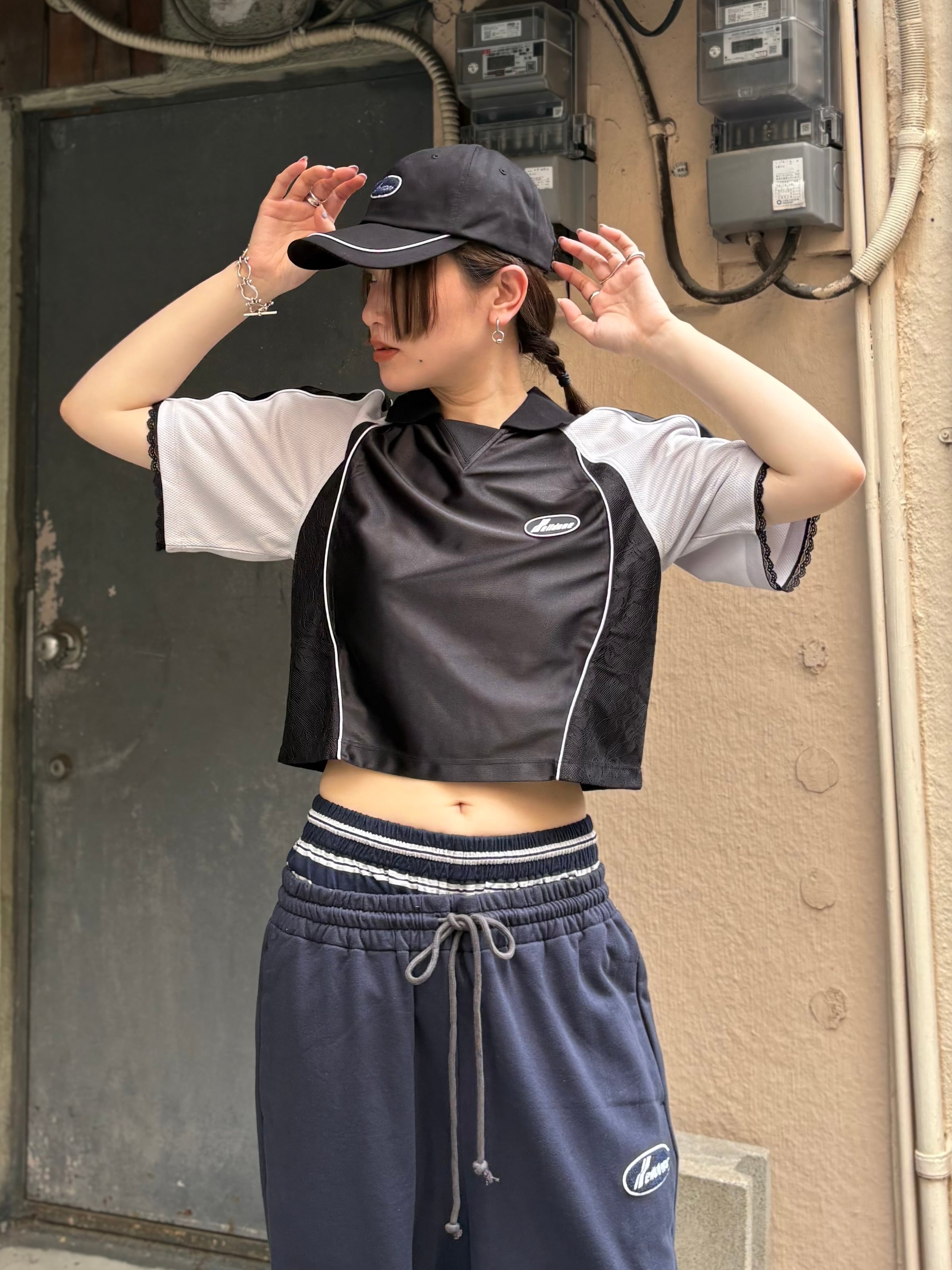 26SS】AKIKOAOKI アキコアオキ / レースタンクトップ / Back lace tank
