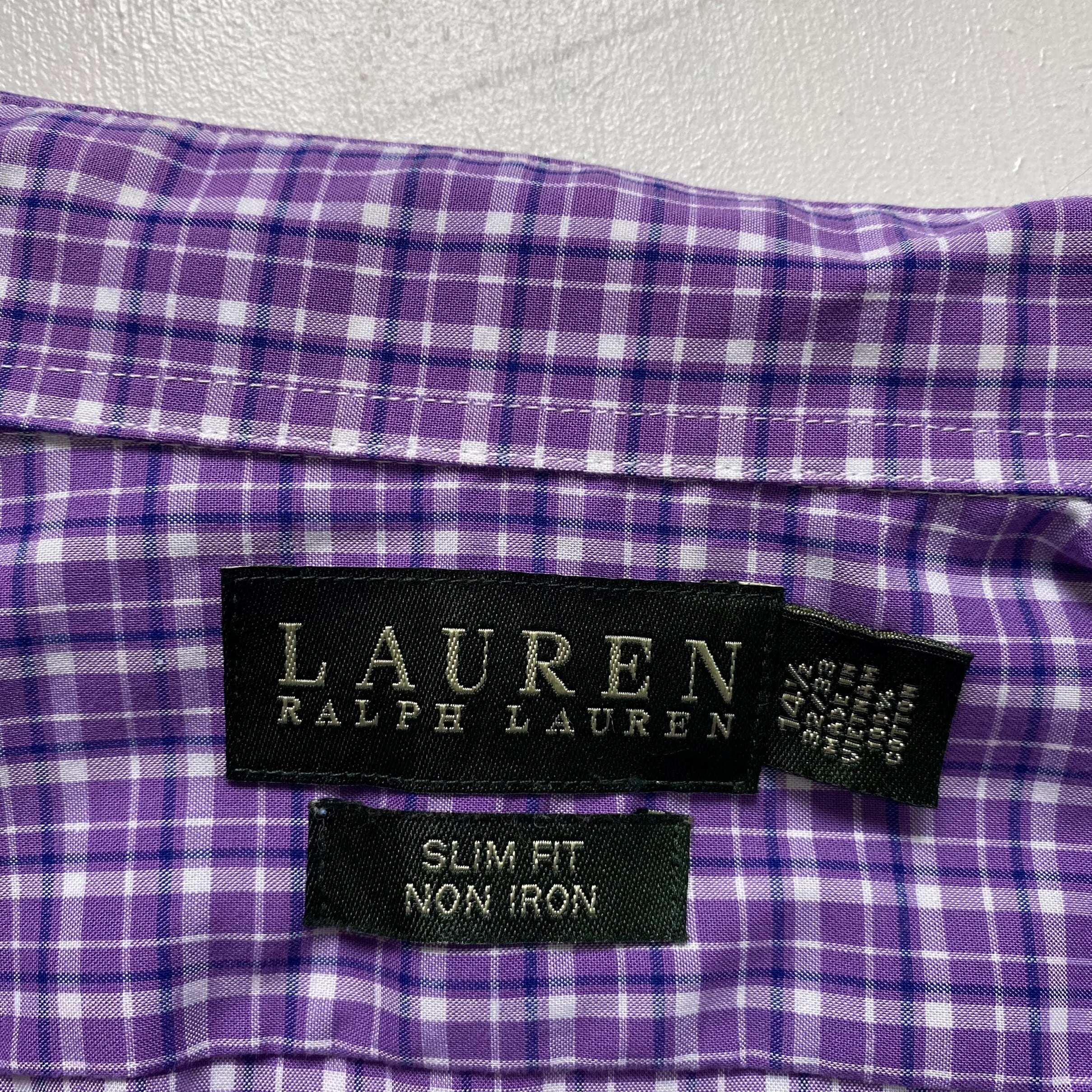 LAUREN ローレン Ralph Lauren ラルフローレン チェックシャツ ボタン