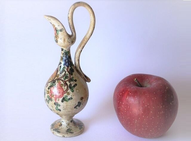 グッビオ陶器 Amaphora 小壺 マジョリカ Biagioli工房