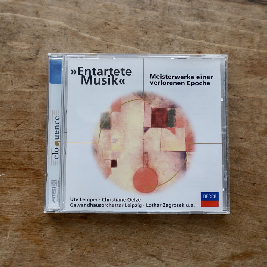 【CD輸入版 中古】退廃音楽　Entartete Musik« - Meisterwerke Einer Verlorenen Epoche  2005   Decca  [310195293]