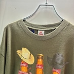 00s ALSTYLE Budweiser Tシャツカウボーイ オリーブ バドワイザー