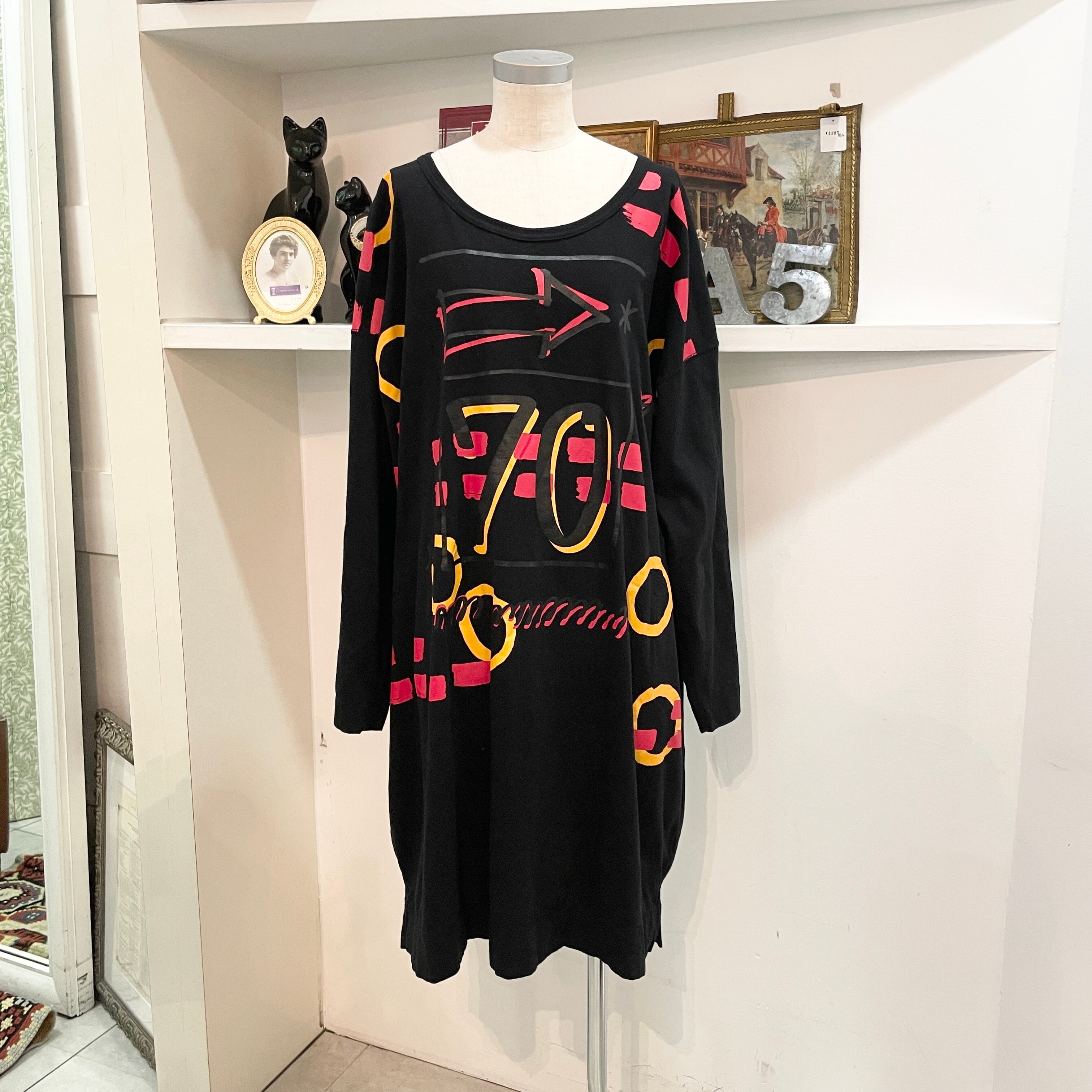 Vivienne Westwood/long T-shirt/black/ladies/ヴィヴィアンウエスト