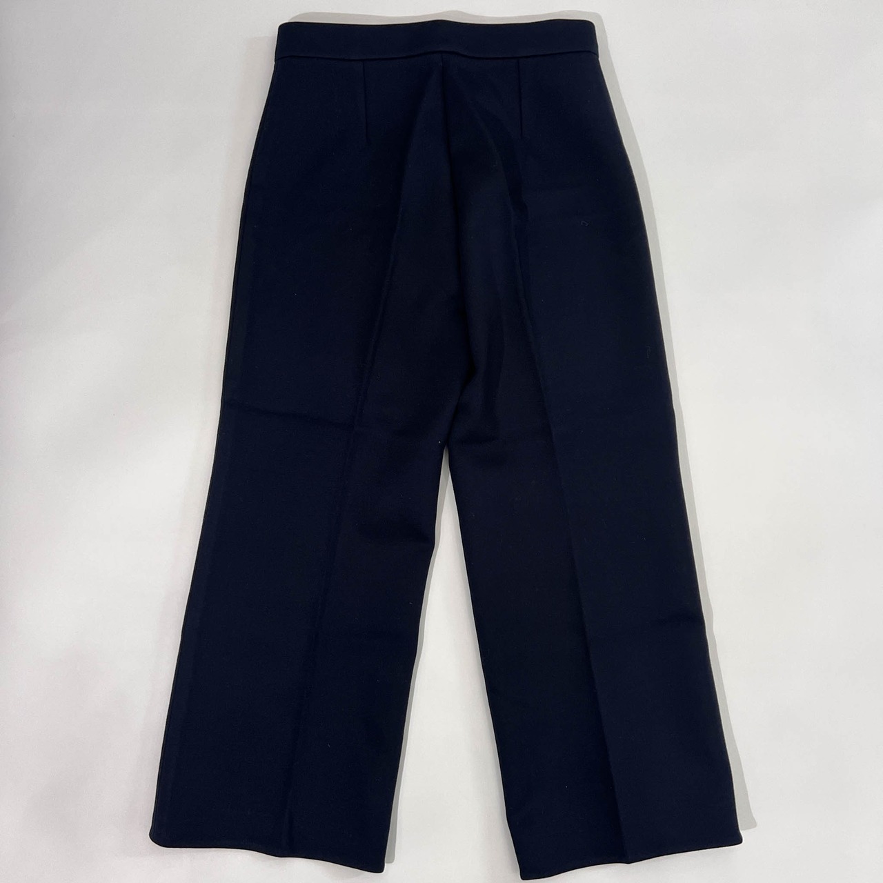 フランス製 SONIA RYKIEL ソニアリキエル ジャージ ワイドパンツ スラックス 42/ネイビー レディース ビンテージ