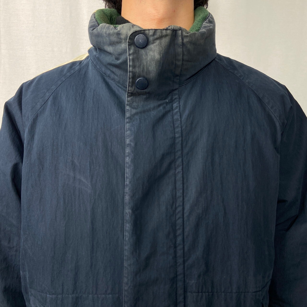 NAUTICA ノーティカ リバーシブル ダウンジャケット メンズXL 古着 