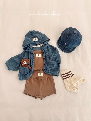 [valubebe] Bold curly shorts / [벨루베베] 볼드꼬불숏츠