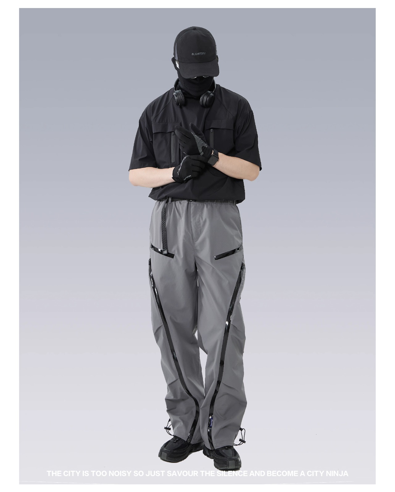 SILENSTORM 防水ロングジップストレートパンツver.2