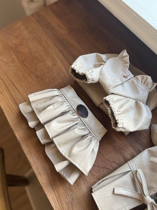 予約  【lorelei Dog】   Amara leather skirt (3color)