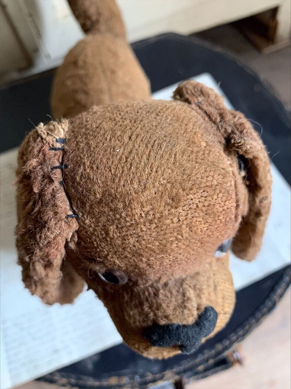犬のぬいぐるみ ダックスフンド | Brocante de La Cocotte （フランス