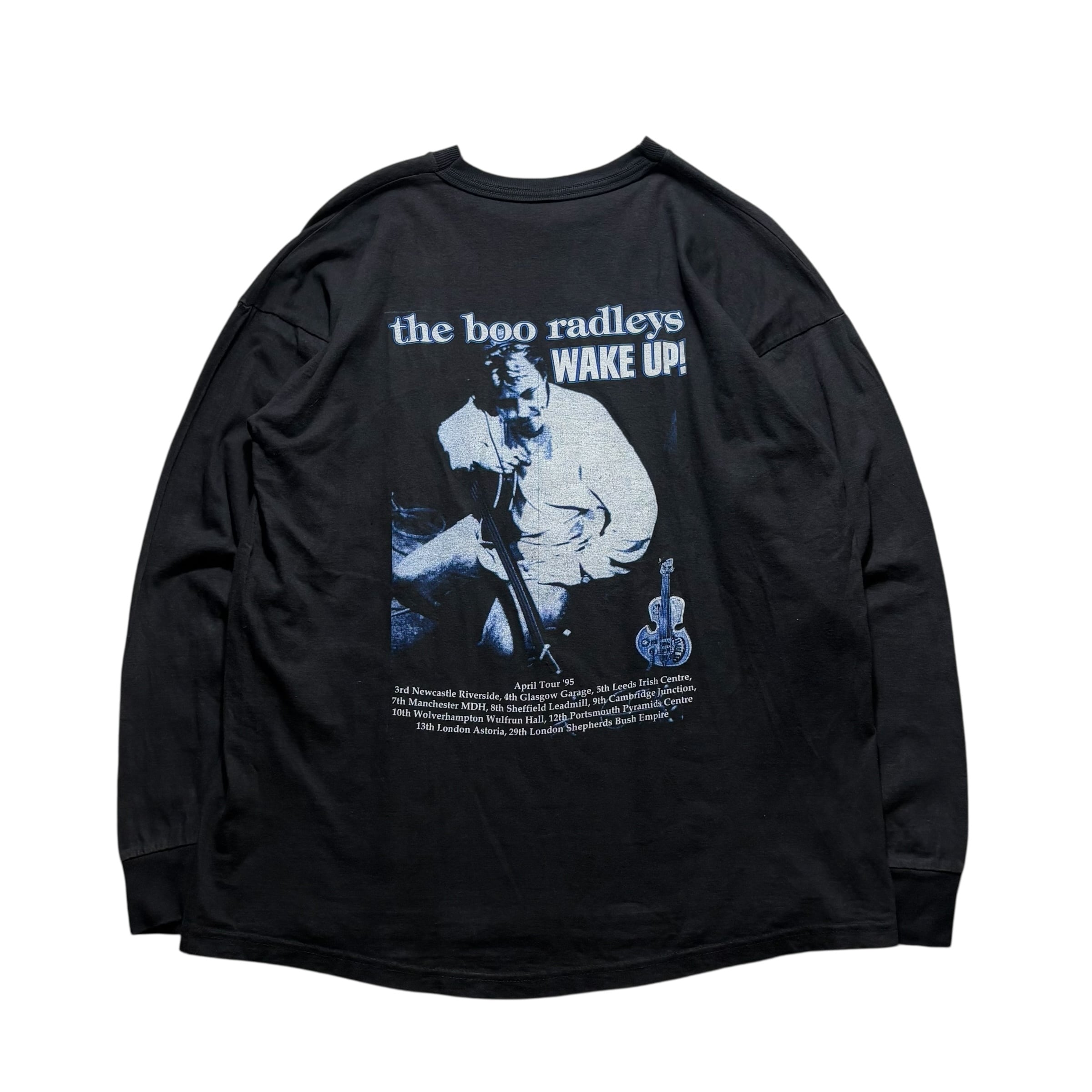 vintage 1995's THE BOO RADLEYS long sleeves music tee “WAKE UP