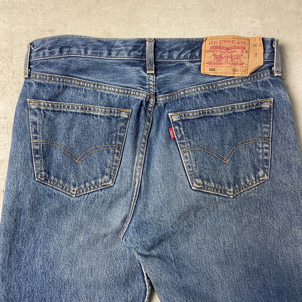 90年代 フランス製 Levi's ユーロリーバイス 501 ストレートデニム