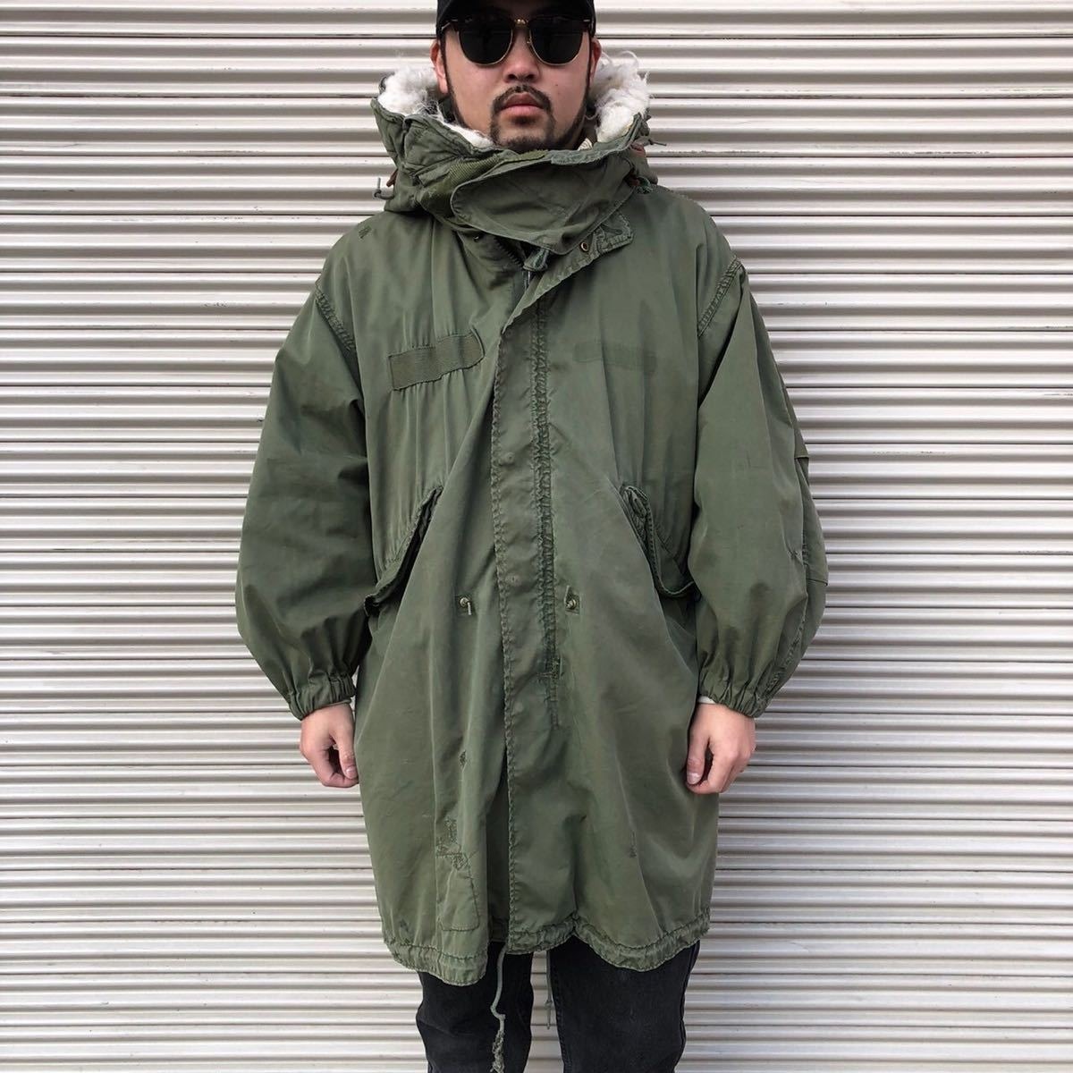 80s 米軍実物 M-65 フィッシュテール vintage 希少XS 80s 米軍実物 US 