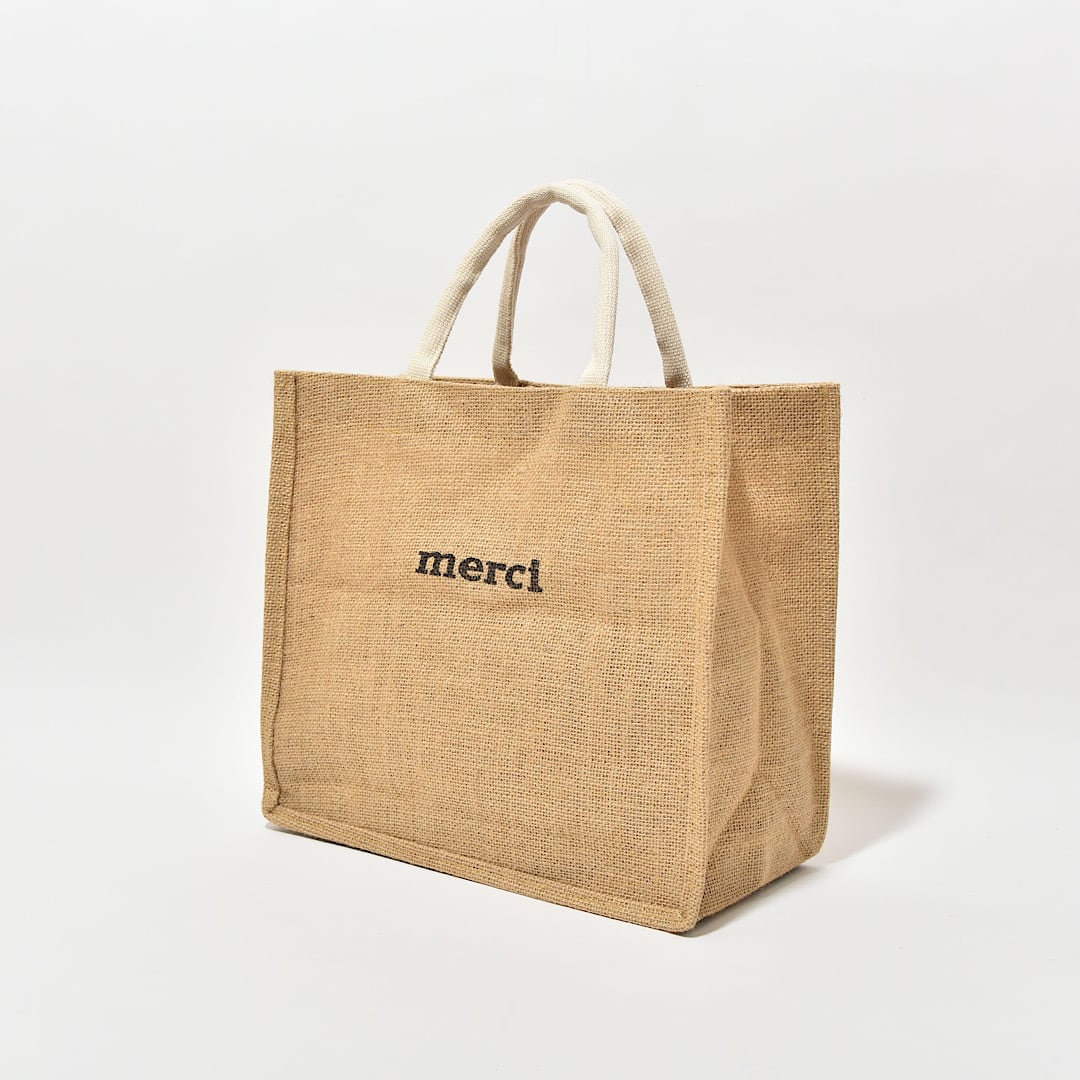 残り１点 即日発送 Le Fleur Merci ジュート トート バッグ カゴバッグ ブランド かごバッグ 人気 エコバッグ おしゃれ 折りたたみ おすすめ 無地 Le Jardin ル ジャルダン かごバッグ 人気 カゴバッグ ブランド