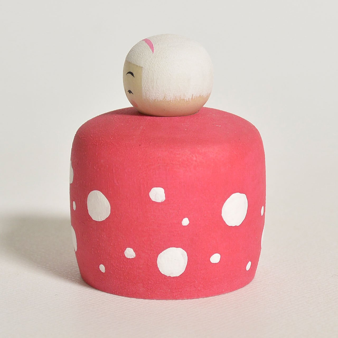 ドットちゃんえじここけし 約1.5寸 約4.5cm 鈴木明 工人（作並系