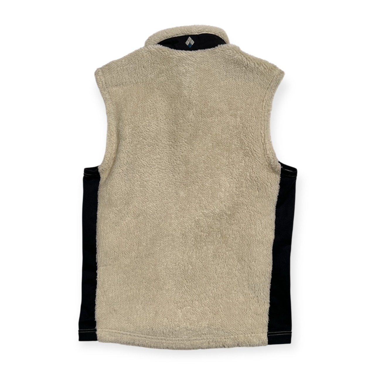 mont-bell モンベル ジップアップ フリース ベスト サイズ S /メンズ/アウトドア/クリマエア/アイボリー系