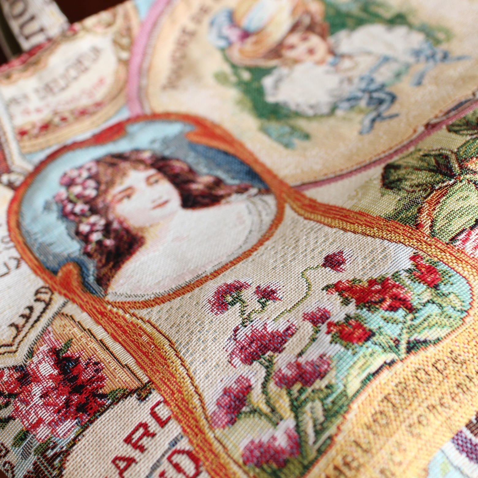 トートバッグ フランス製/スペイン製 ジャカード織生地 | ソレイユドール