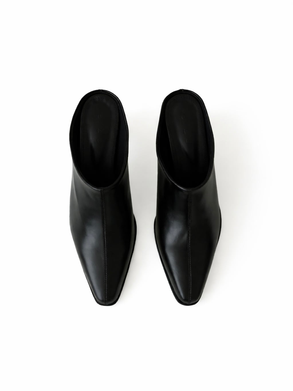Pointed toe mules / black (4月中旬頃発送予定)
