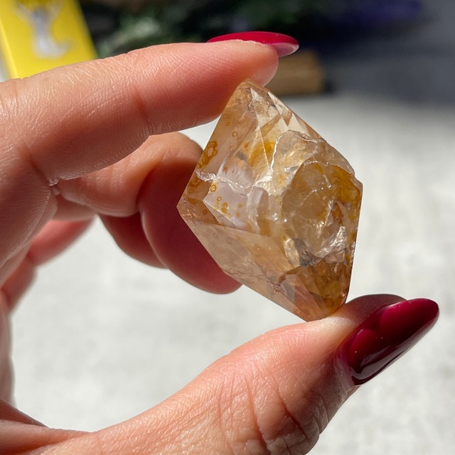 ブラジル・バイーア州産【ゴールデンヒーラー＆ローズクォーツ】フリーフォーム ⑫ 鉱物 天然石 パワーストーン