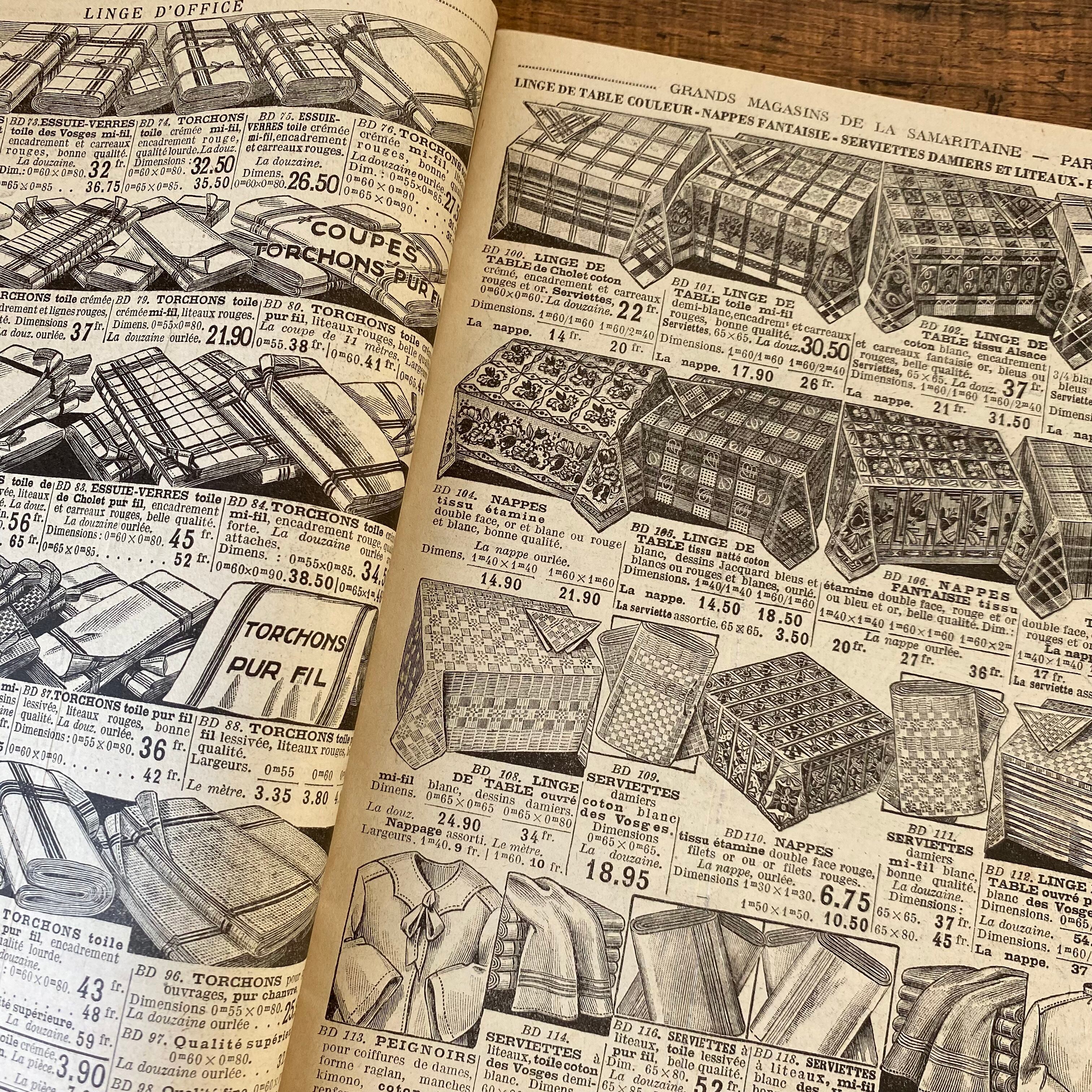 パリの百貨店 Samaritaine カタログ・フランスアンティーク / vp0261