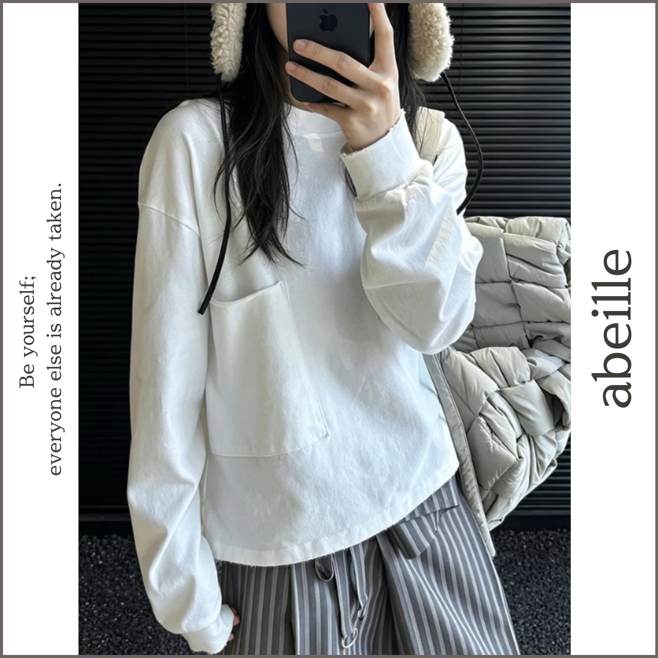 large pocket pullover 14669