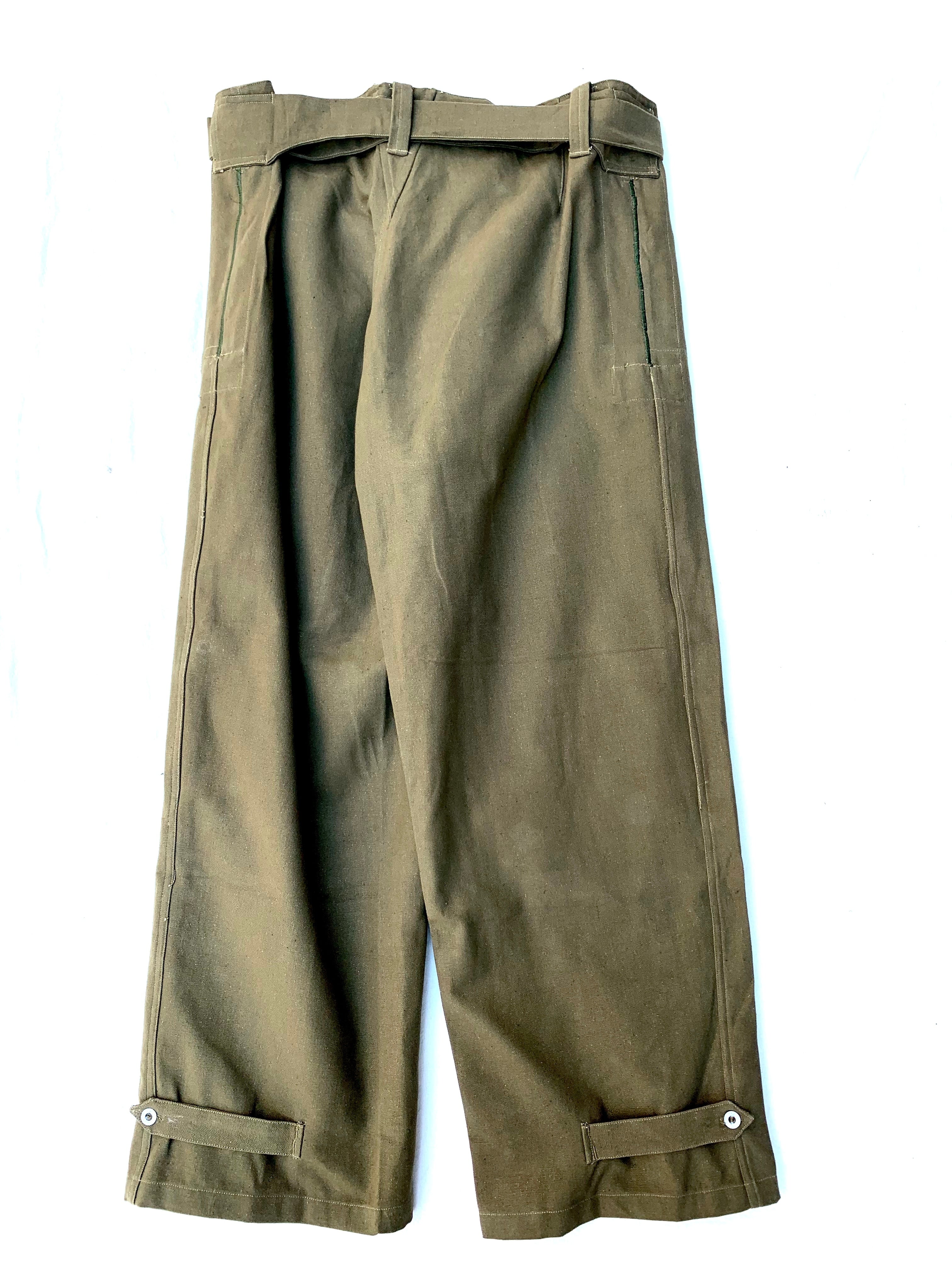 30's−40's vintage “french army” “motorcycle pants” “M−38