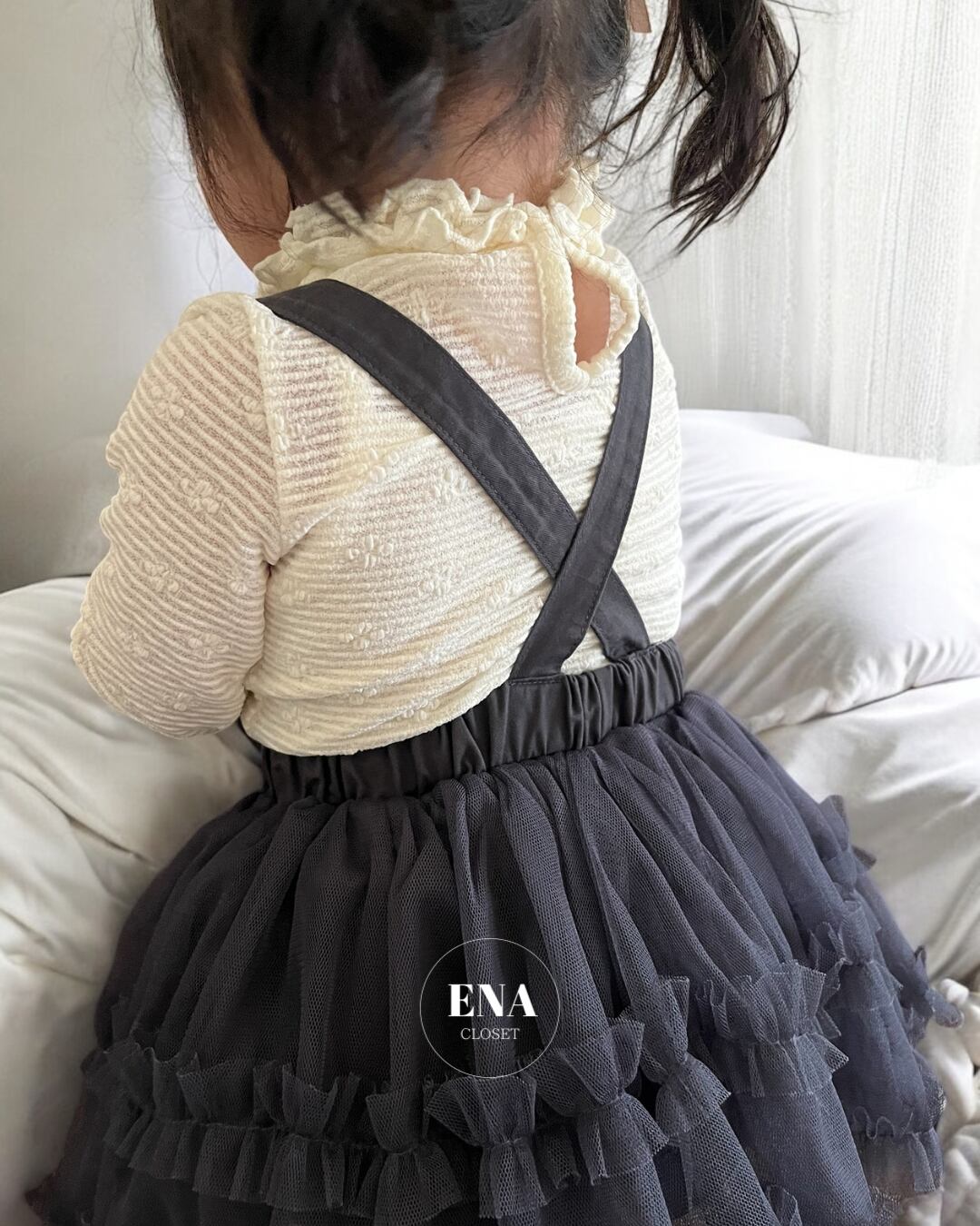 即納/nunubiel/frill net romper