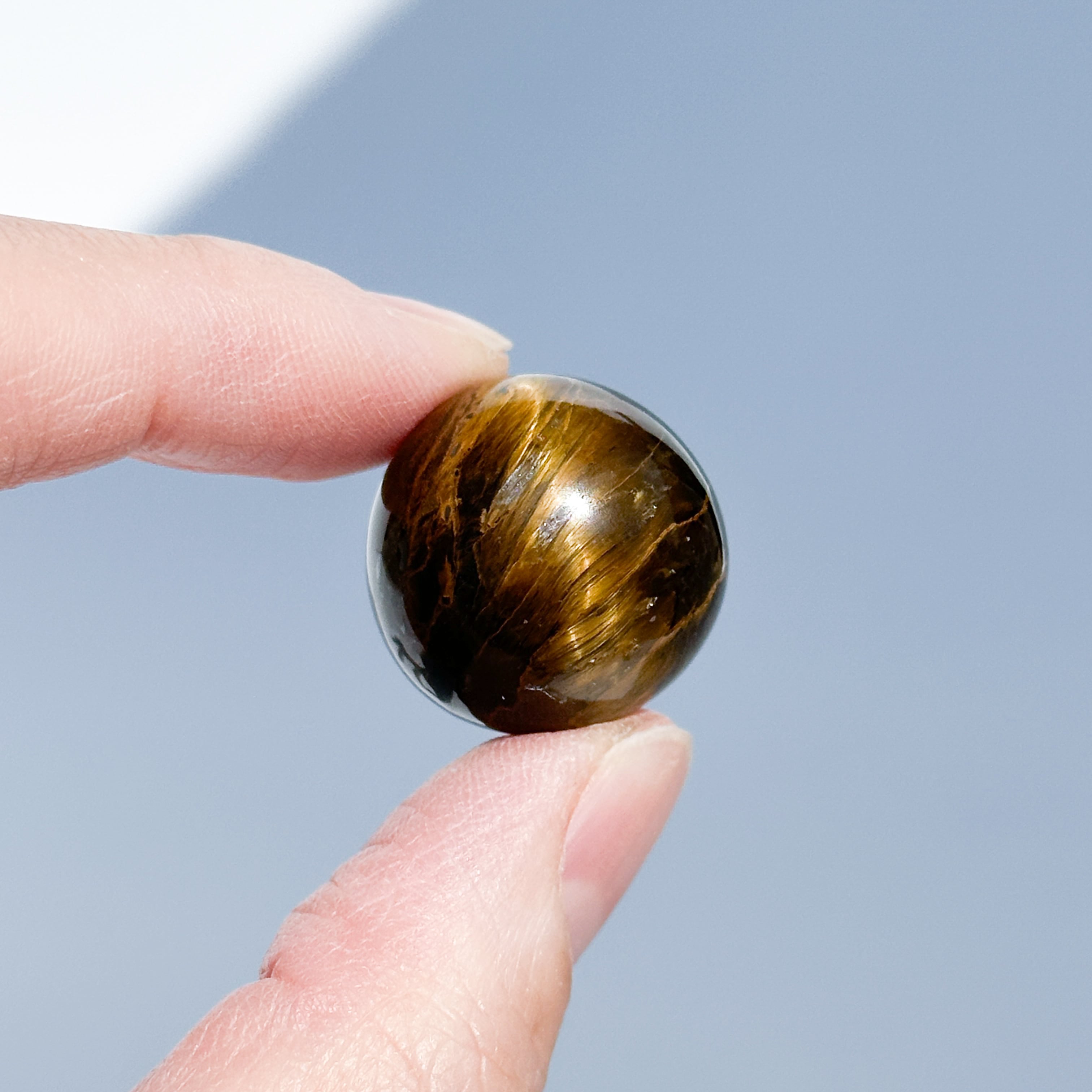 タイガーアイ スフィア（丸玉）31◇ Tiger's eye ◇天然石・鉱物