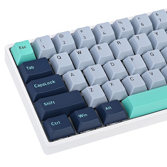 キーキャップ XDA 133キー PBT ANSI 英語配列 カラフル モザイク