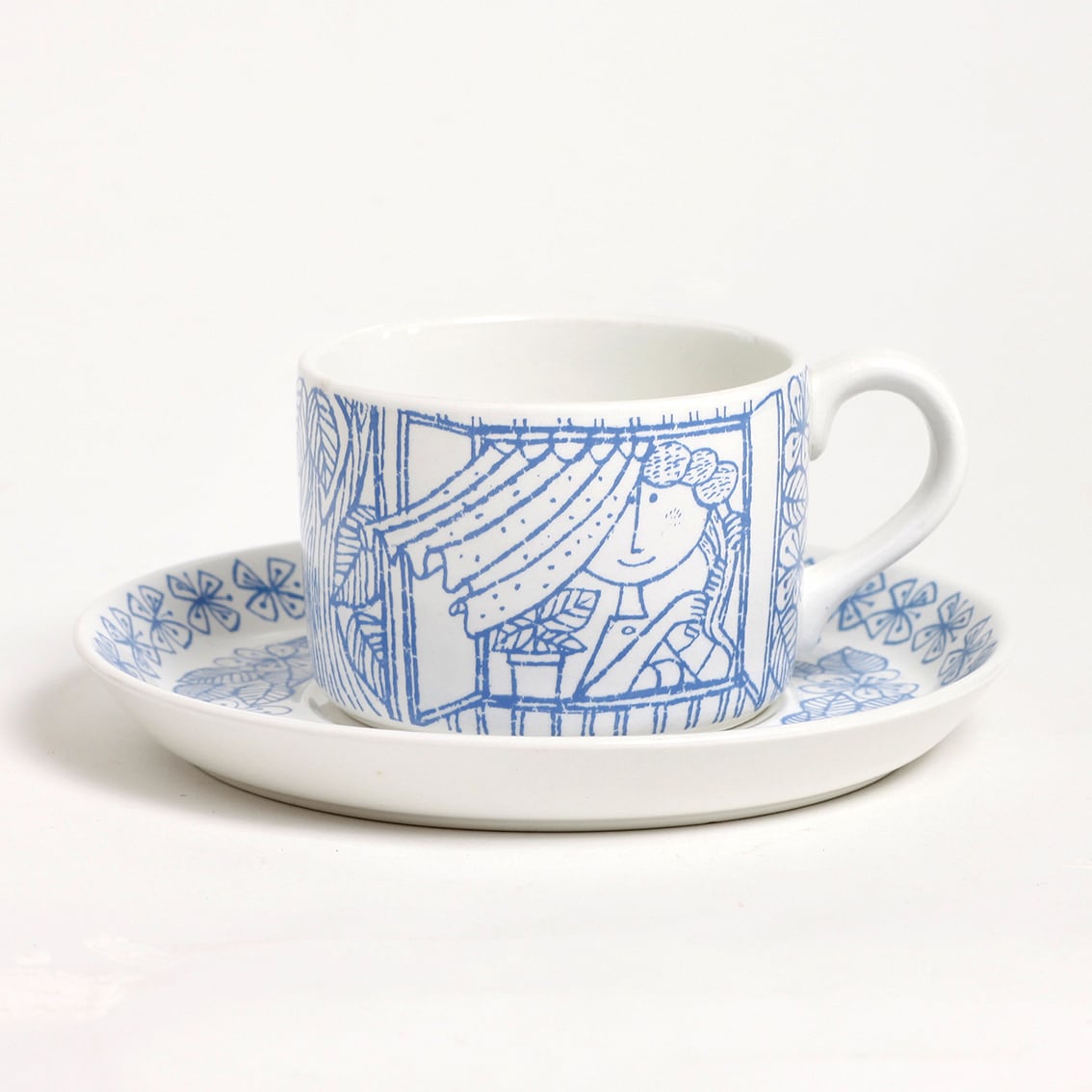 Denby デンビー Chevron シェブロン カップ＆ソーサー イギリス