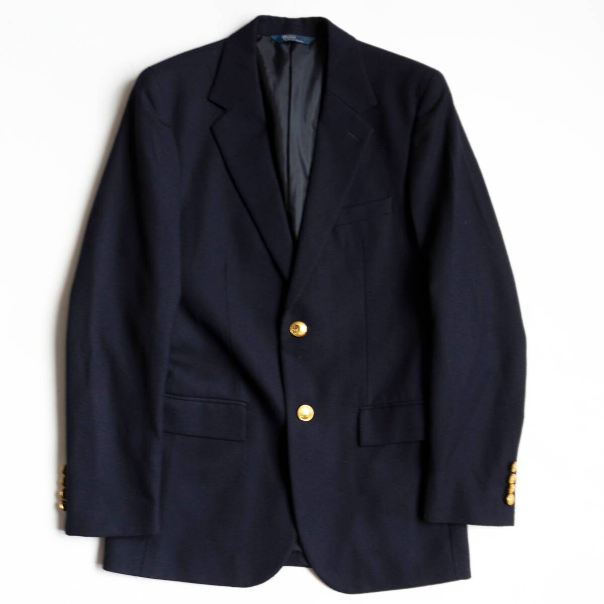 シルエット抜群】LANDS'END【2タック スラックス】33 グレー ウール