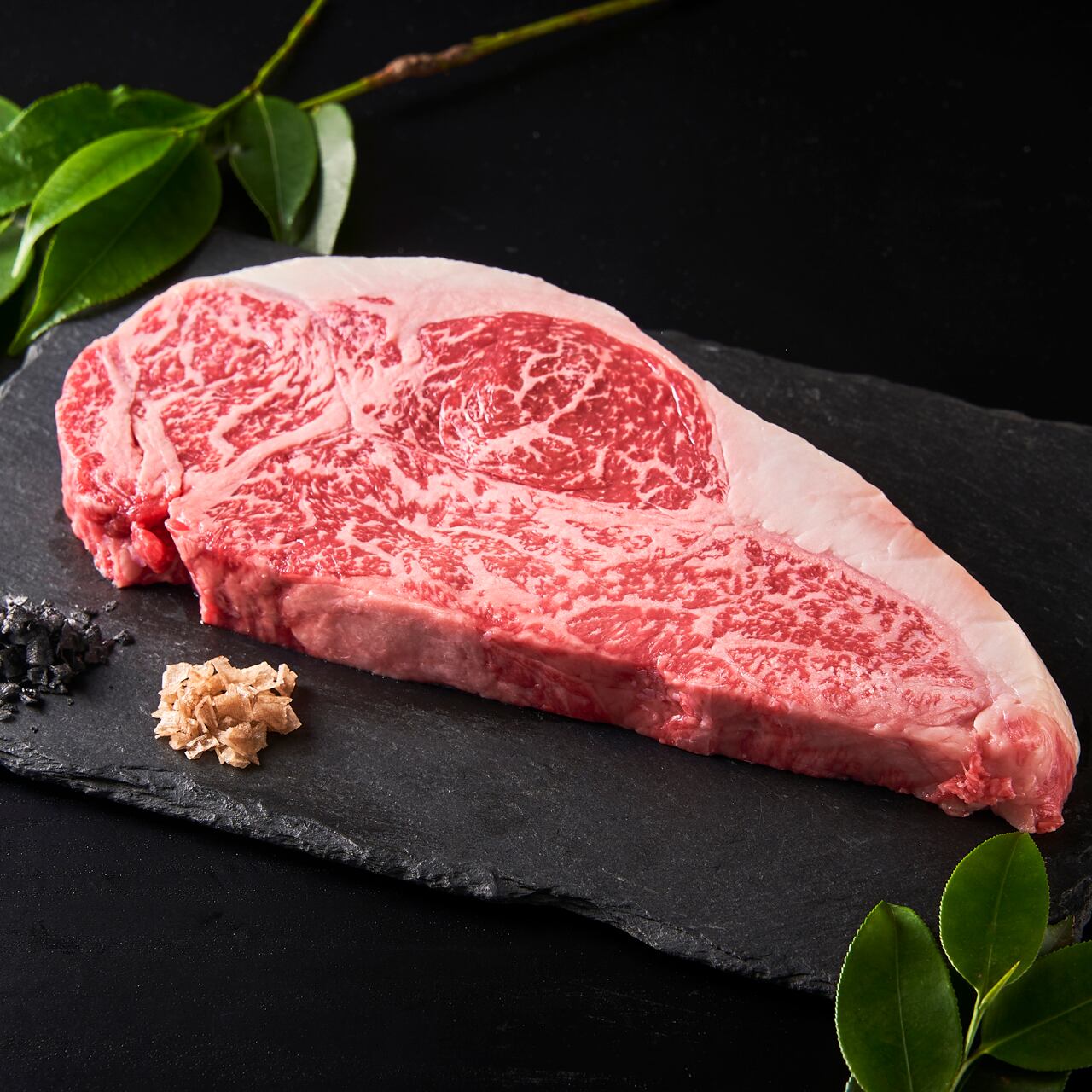 黒毛和牛サーロイン ステーキ 400g -2種のクリスタルソルト-