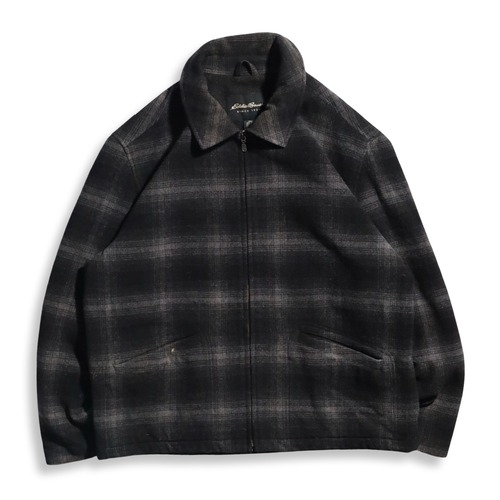Eddie Bauer Ombre Check Wool Jacket