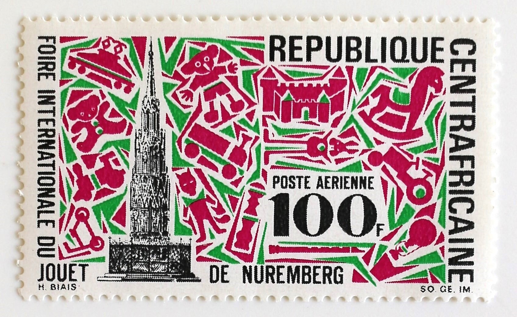 トイ・フェアー / 中央アフリカ 1969 | Stempel ― 旅する切手 ―