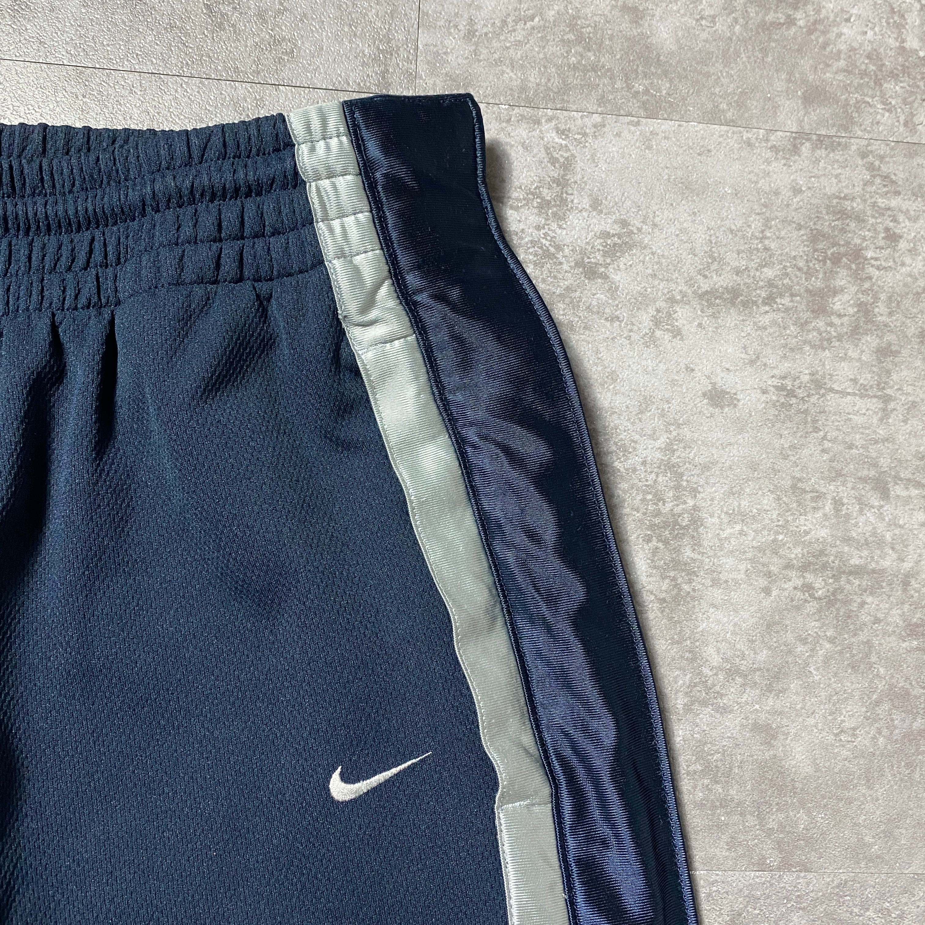 00's NIKE ナイキ スウォッシュ 刺繍ロゴ サイドライン サイドジップ