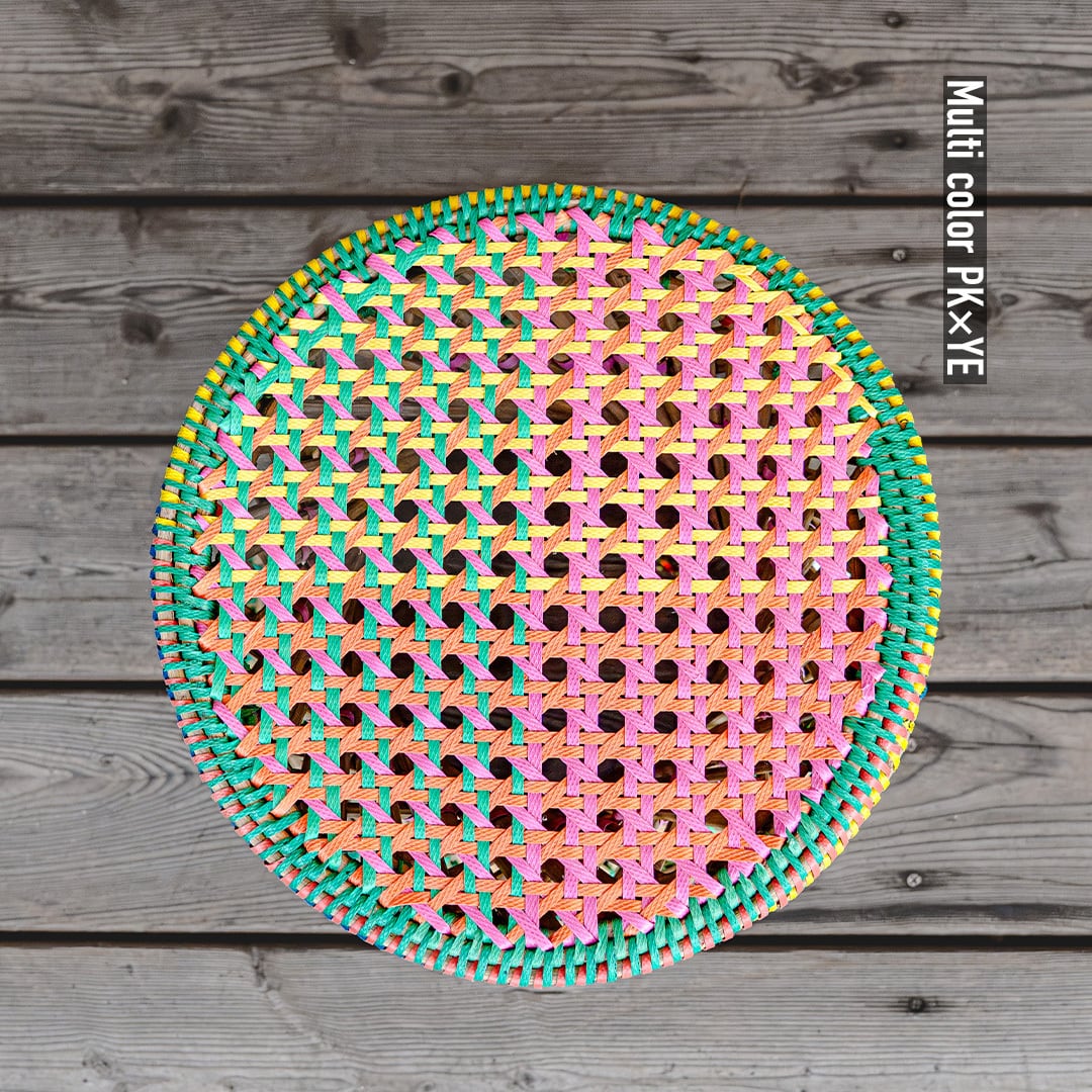 yao／プラスチックテープ・スツール（M）｜Plastictape Stool M