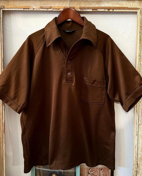70's JC Penney "skipper type" poryester shirts【L】
