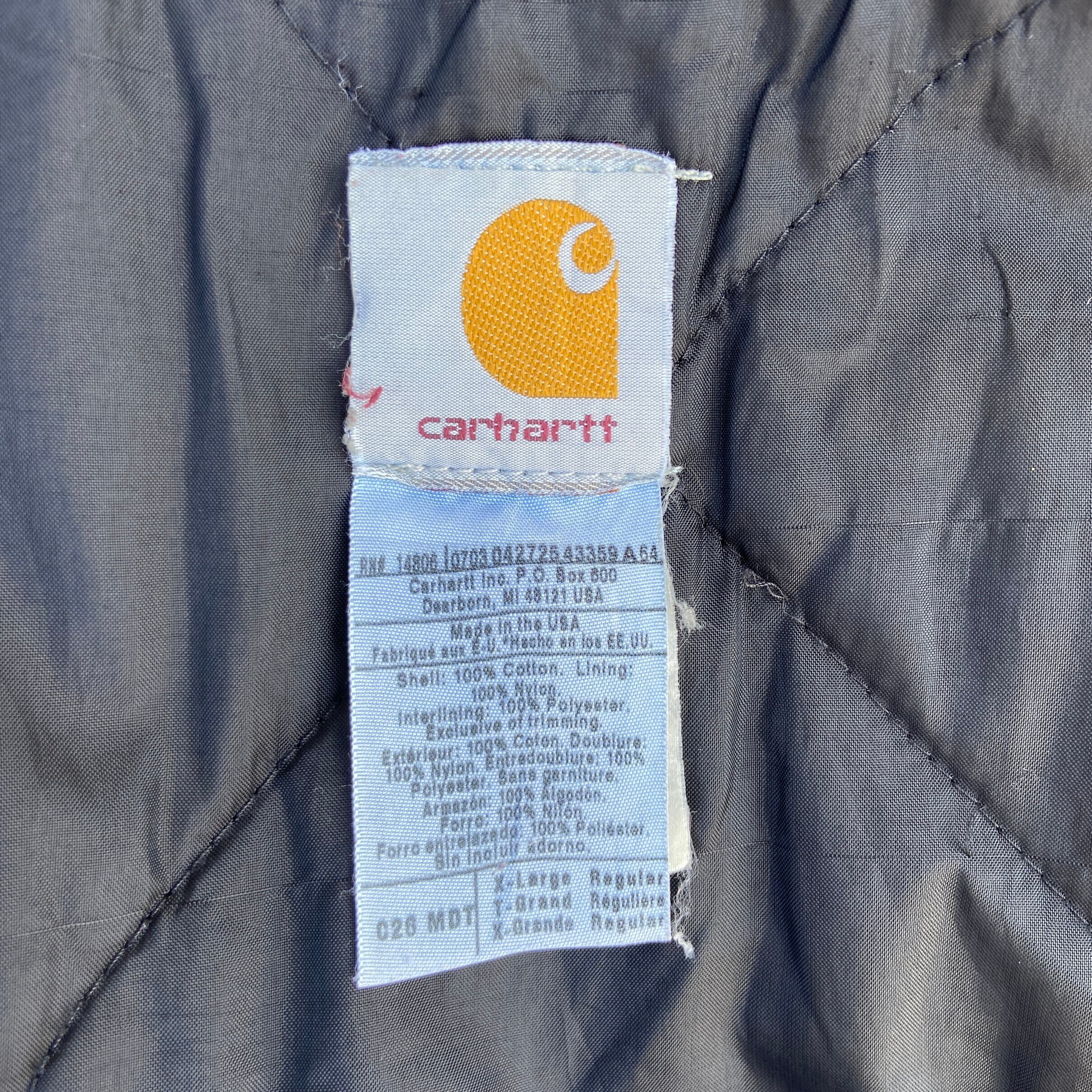 90年代 USA製 Carhartt カーハート トラディショナルコート メンズXL