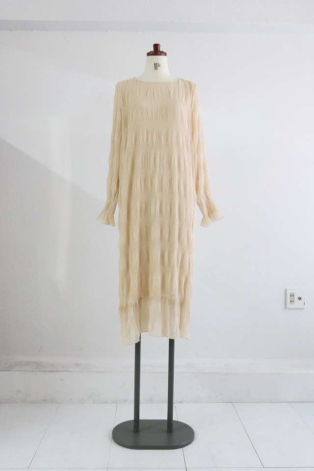 ウェーブロングワンピース(5W43019H）