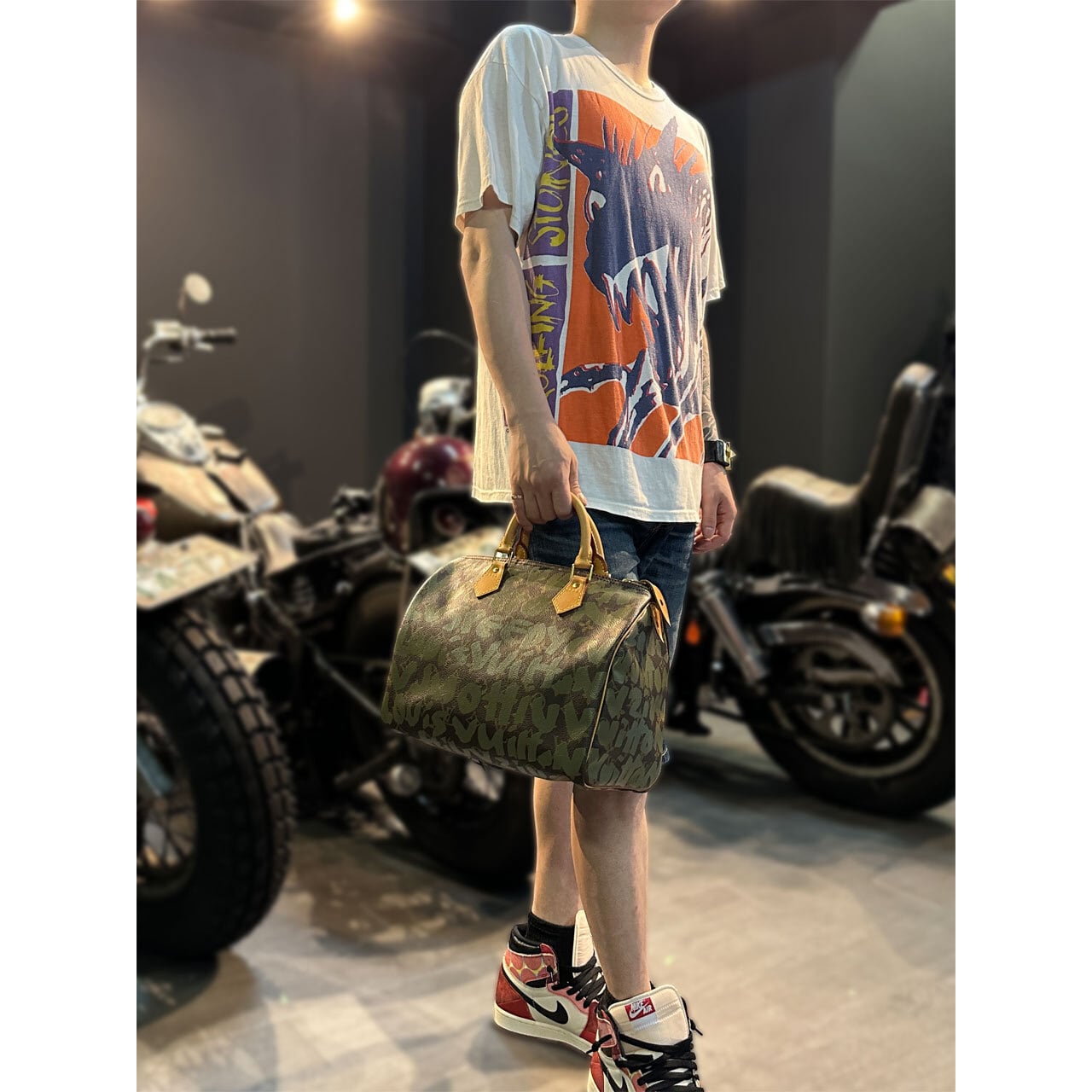LOUIS VUITTON】ルイヴィトン モノグラム グラフィティ スピーディ30